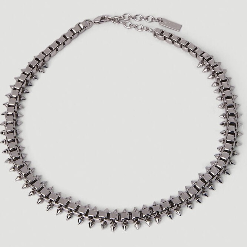 SAINT LAURENT
Squares and Spikes Necklace/Choker